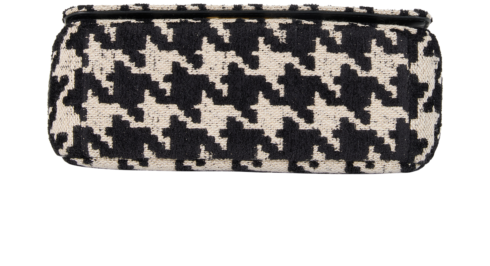 Medium Caro, &pound;1,900, Handbags, Black/White, Fabric, Top view